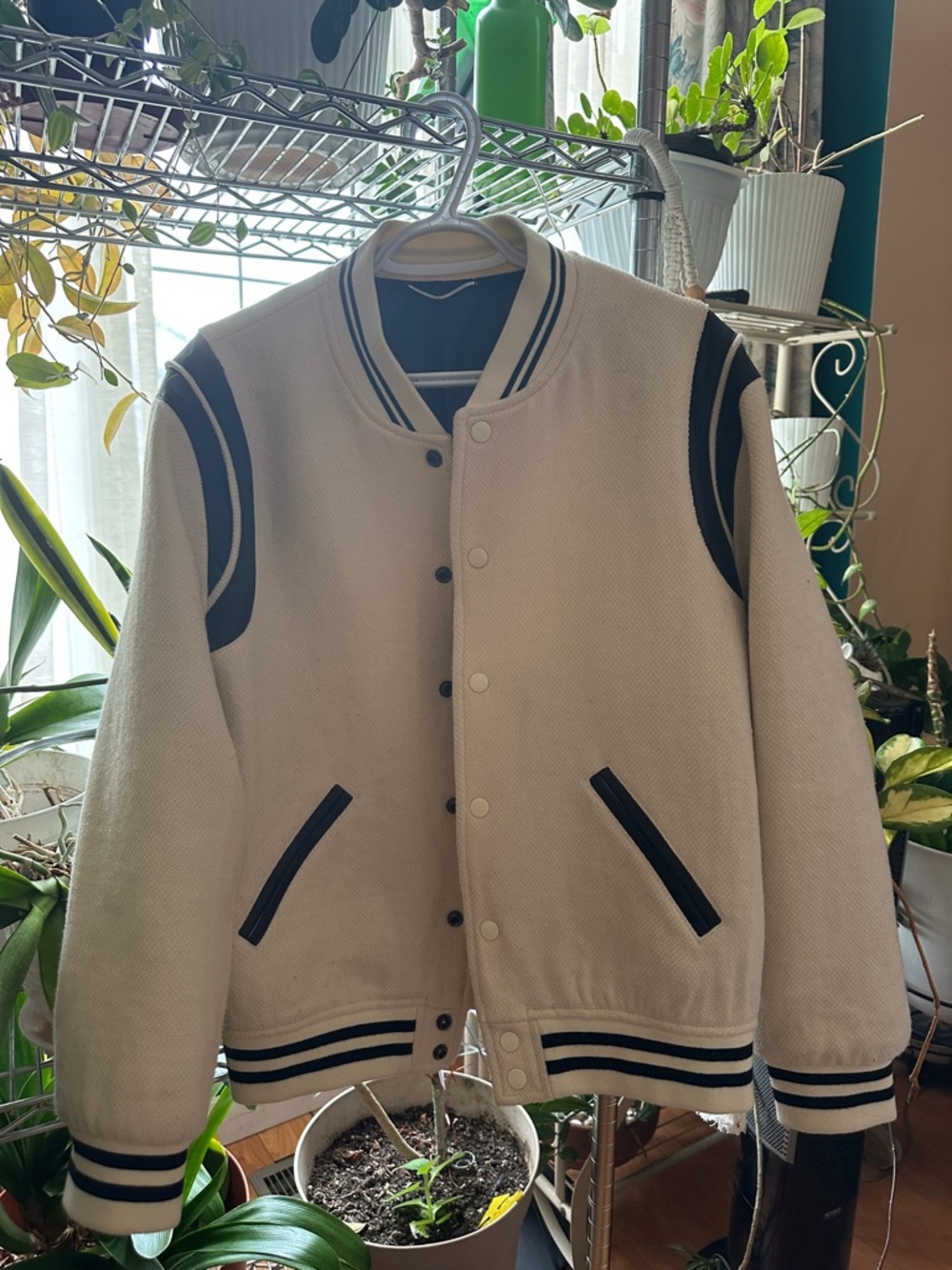 Saint Laurent Teddy Varsity Jacket
